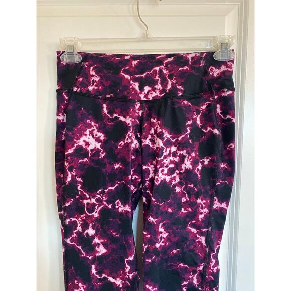 Old Navy Pink and Purple Leggings Size M 6/8 - Picture 2 of 5
